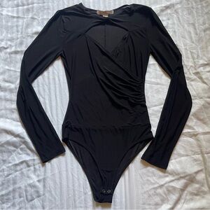 forever 21 black long sleeve bodysuit 🖤